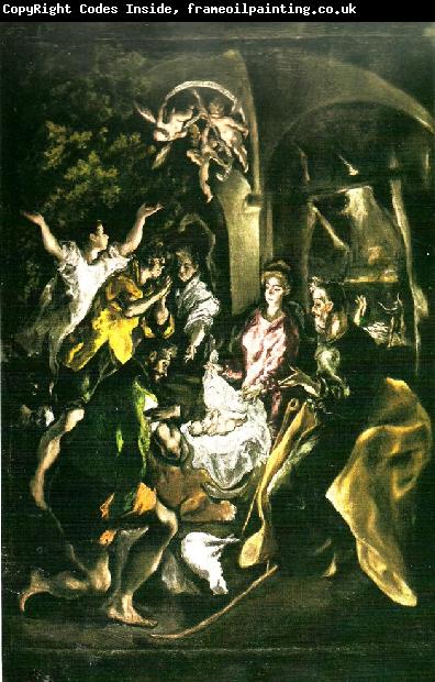 El Greco adoration of the shepherds